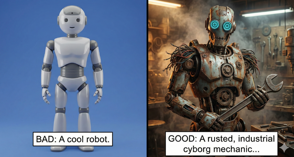 robot Nano Banana Prompt Guide