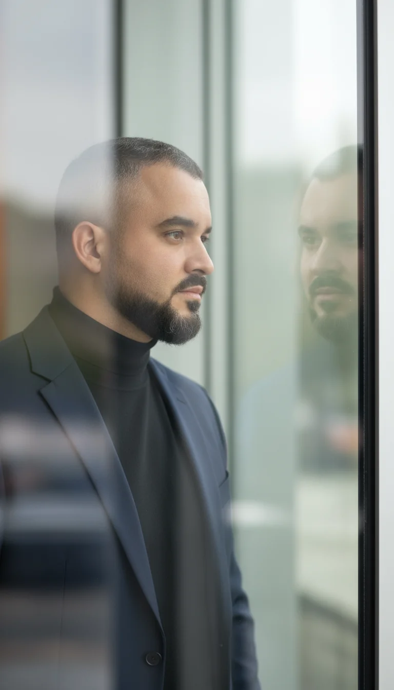 AI generated corporate headshot for business professional