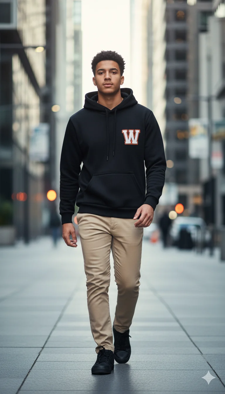 AI generated fashion editorial portrait